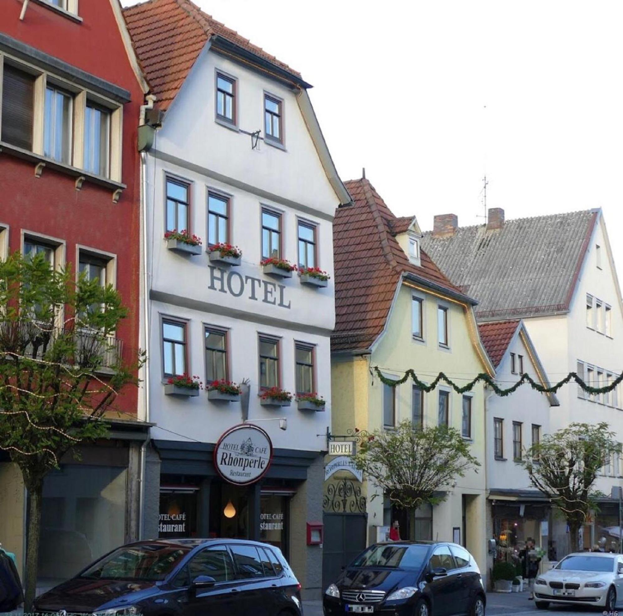 Hotel Cafe Rhoenperle Bad Neustadt an der Saale Ngoại thất bức ảnh